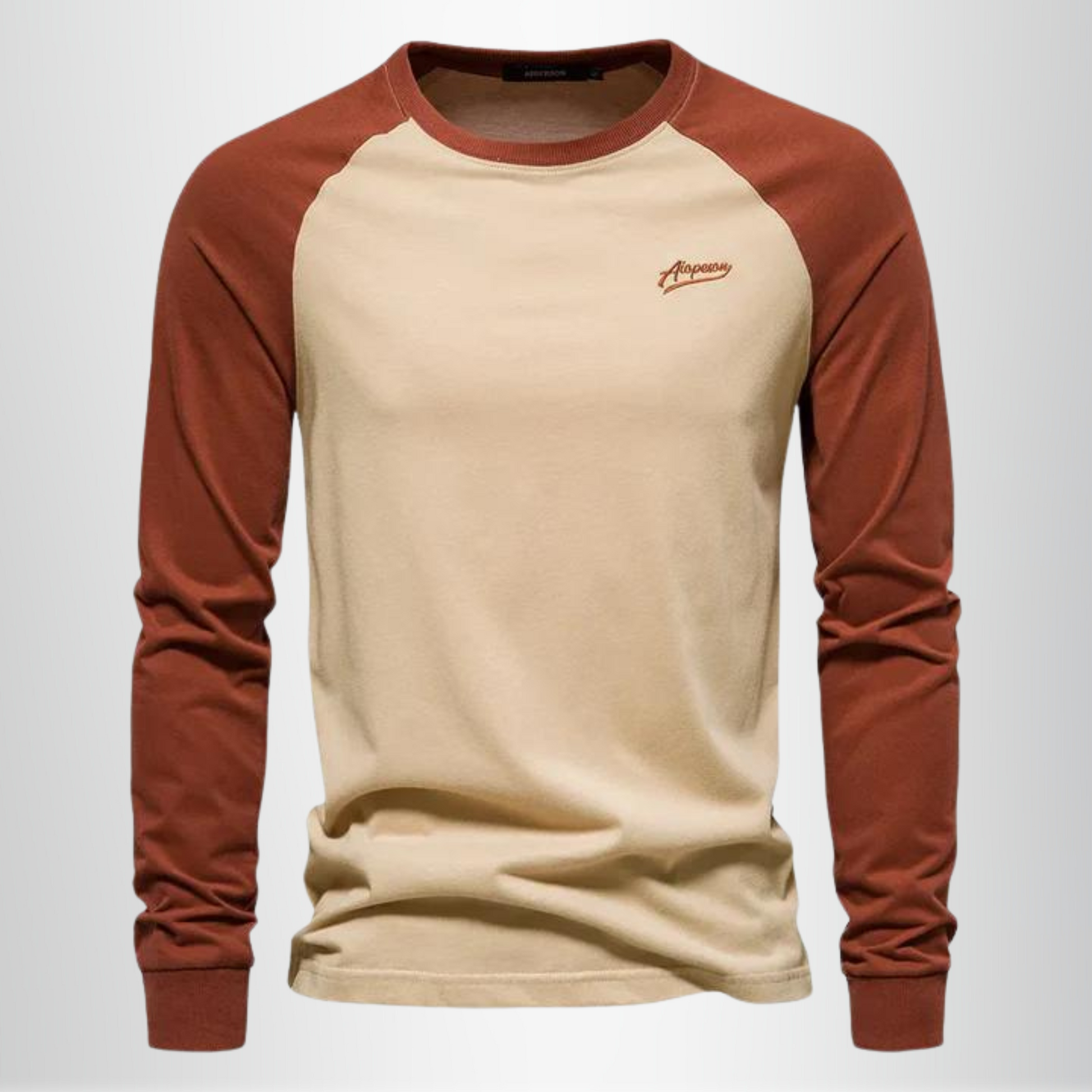 Men's - Long Sleeve T-Shirt - Soft Cotton Blend - Casual Everyday Wear