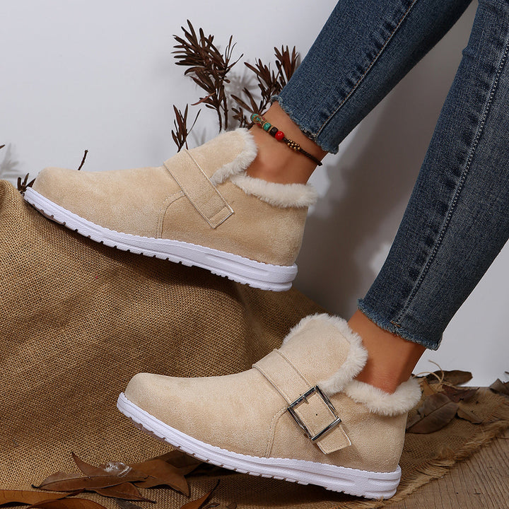 Fashion flat snow boots