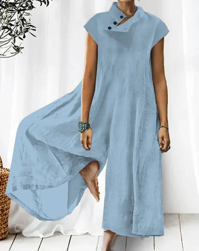 Women's jumpsuit with wide leg