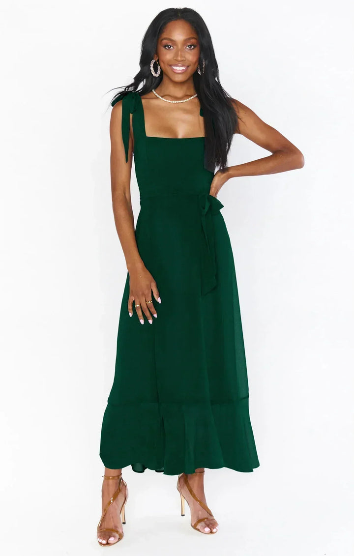 Women's -  Elegant Summer Dress for Women - Corded Skirt - Lightweight and Stylish - Perfect for Warm Weather