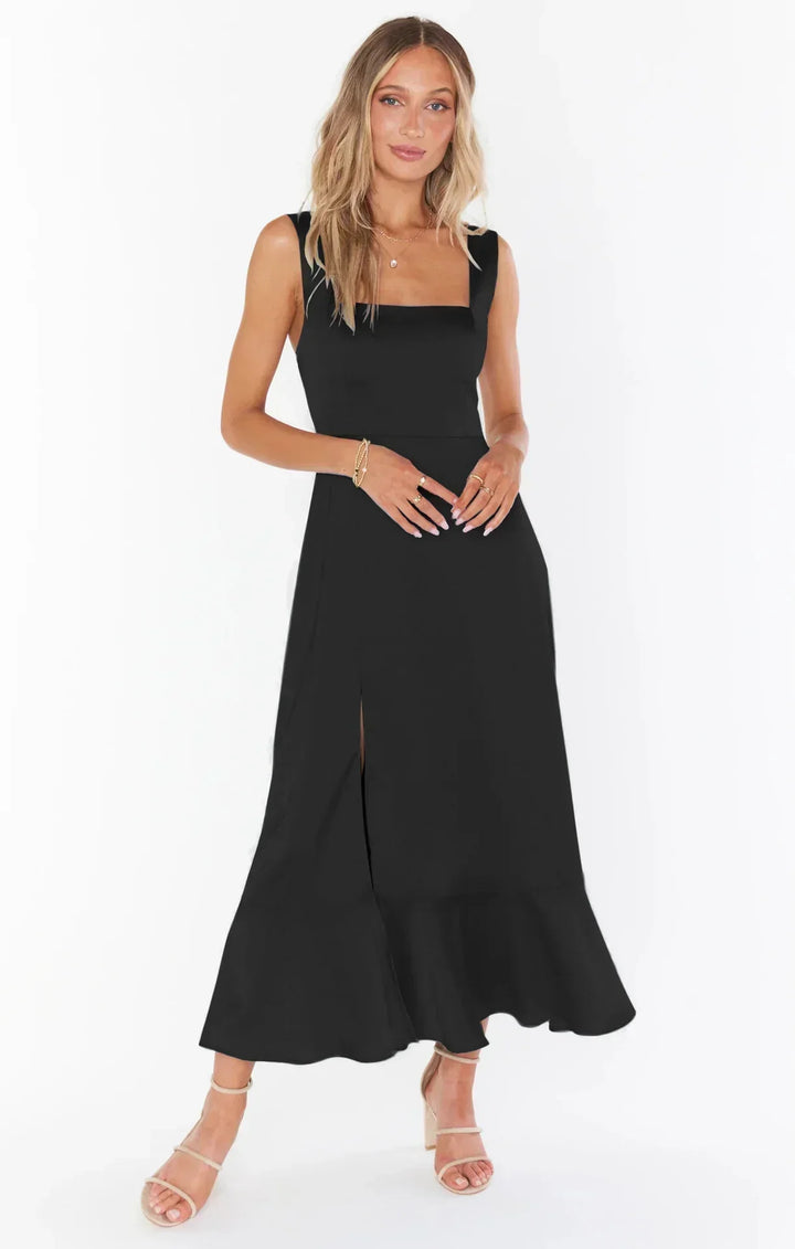 Women's -  Elegant Summer Dress for Women - Corded Skirt - Lightweight and Stylish - Perfect for Warm Weather