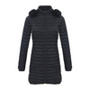 Long parka with fur hood Casual lightweight coats