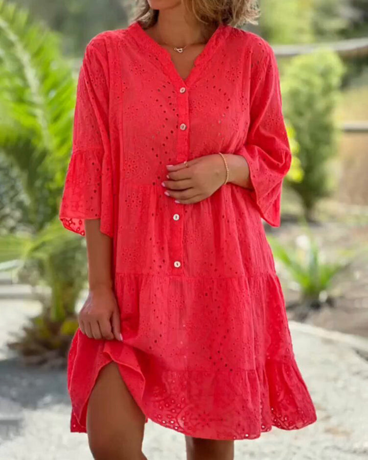 Flowing cotton summer dress