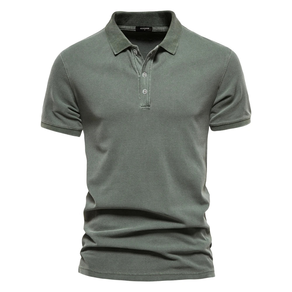 Men - Polo Shirt - Short Sleeve - Casual Comfort