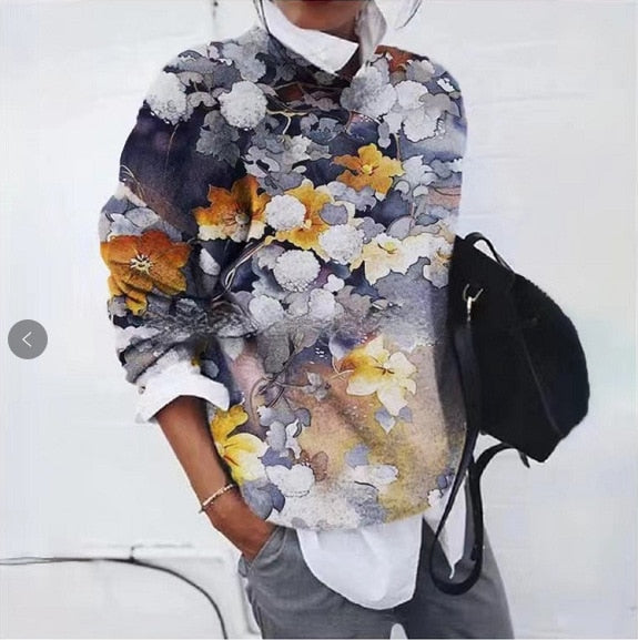 Trendy floral jumper - the symbol of comfort and fashion