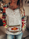 Women's fashion oversized jumper with wolf motif