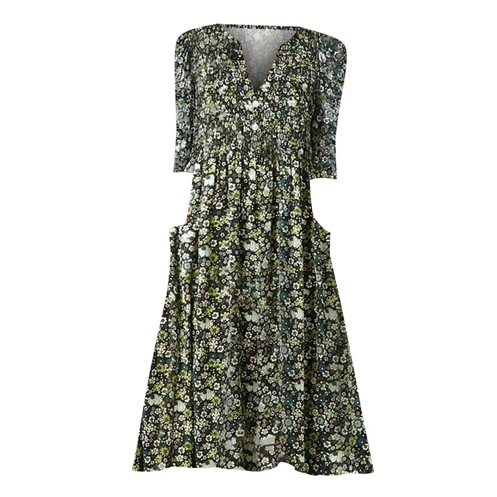 Fashionable floral dress