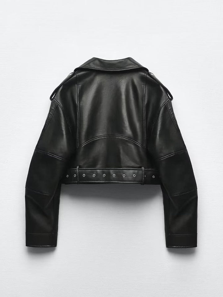 Women's jacket biker style