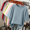 Cosy cotton basic: plus-size T-shirt for women