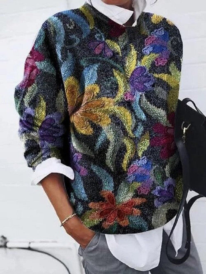 Trendy floral jumper - the symbol of comfort and fashion