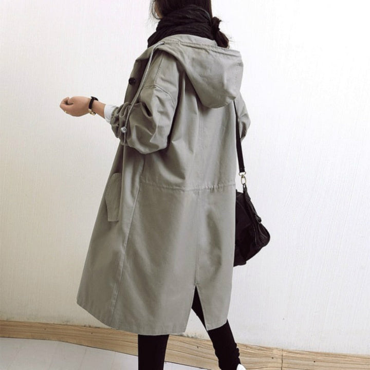 Hip oversized trench coat