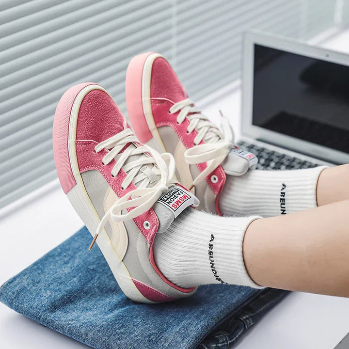 Women's - Versatile Sneakers - Stylish and Comfortable - Trendy Casual Footwear for Everyday Wear