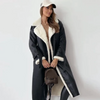 Long skirt trench coat