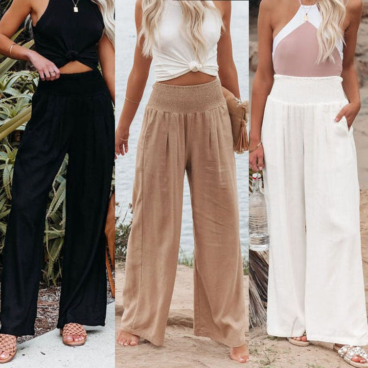 Trendy wide trousers for women