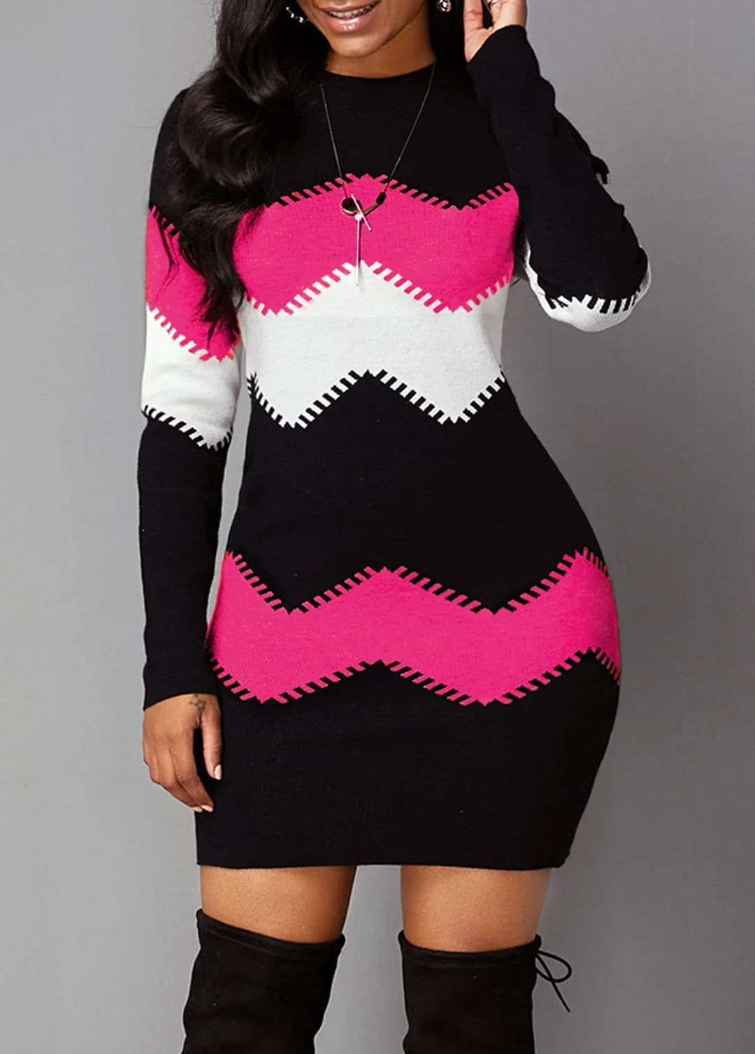 Women's dress Long sleeve dress