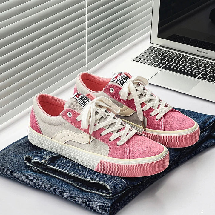 Women's - Versatile Sneakers - Stylish and Comfortable - Trendy Casual Footwear for Everyday Wear