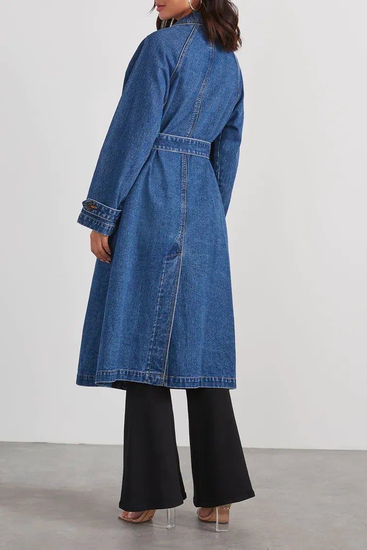 Denim jacket coat