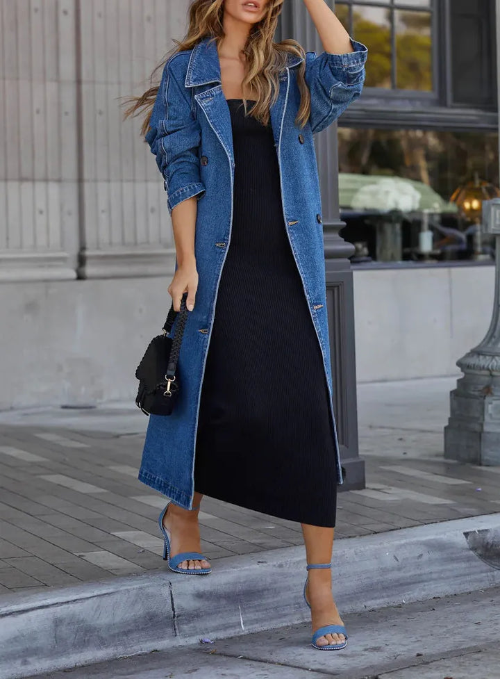 Denim jacket coat