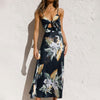 Flowered dress for women