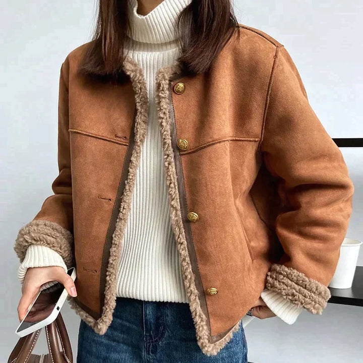 Luxury suede jacket