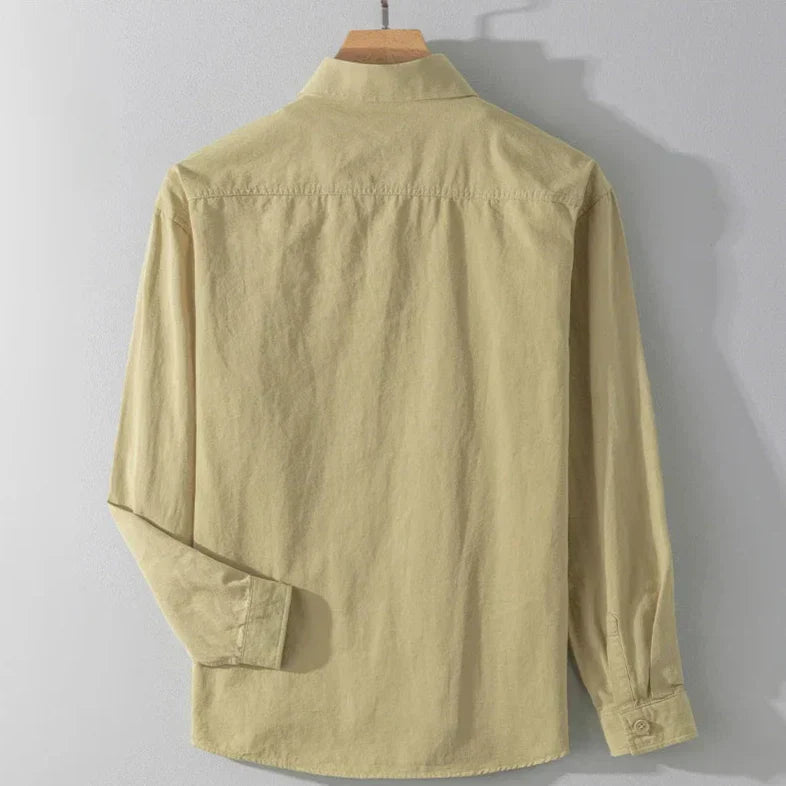 Men's – 100% Cotton Shirt – Classic Fit, Breathable Fabric – Casual Wear