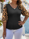 Leopard print top for women