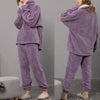 Cosy women's fleece pyjama set