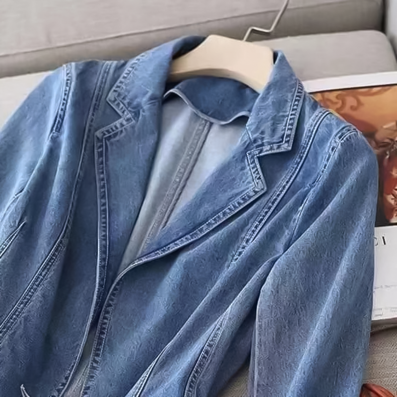 Modern denim blazer