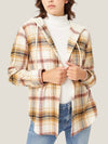 Chequered cardigan