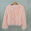 Fur coat ladies thick warm faux fur coat