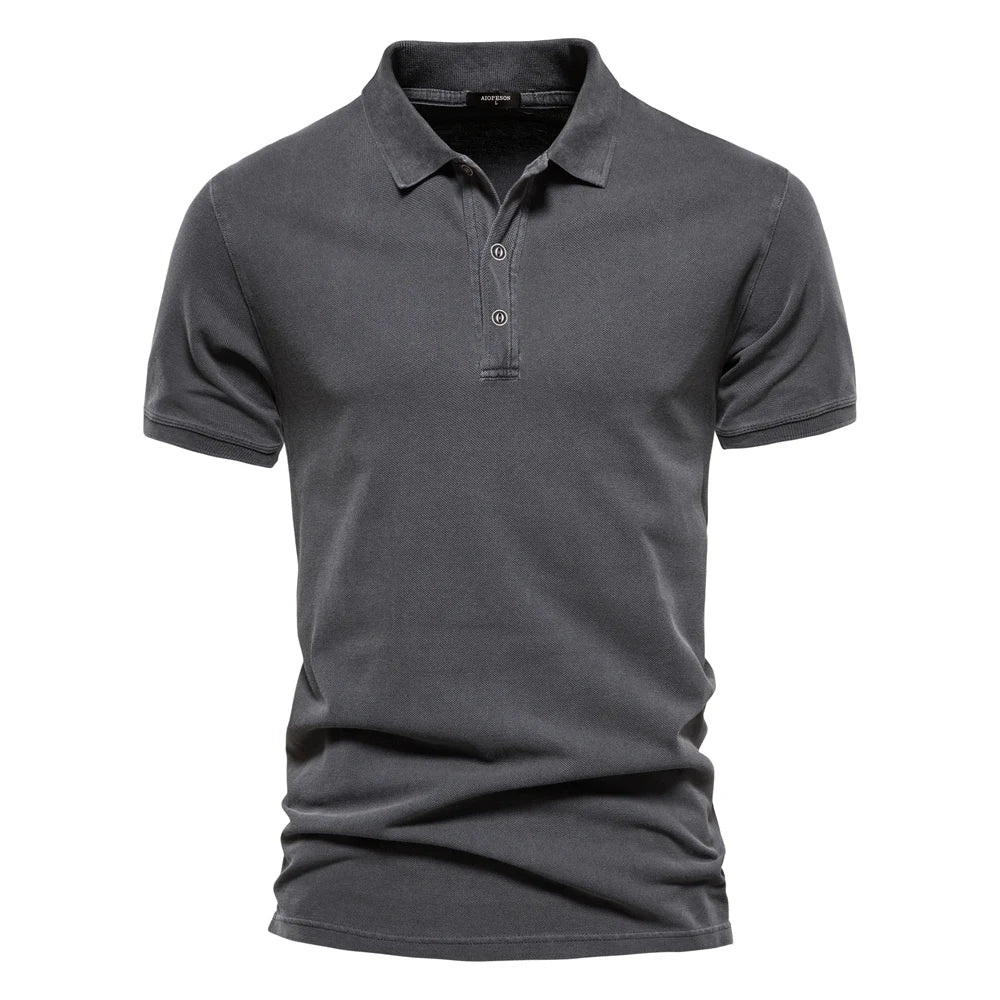 Men - Polo Shirt - Short Sleeve - Casual Comfort