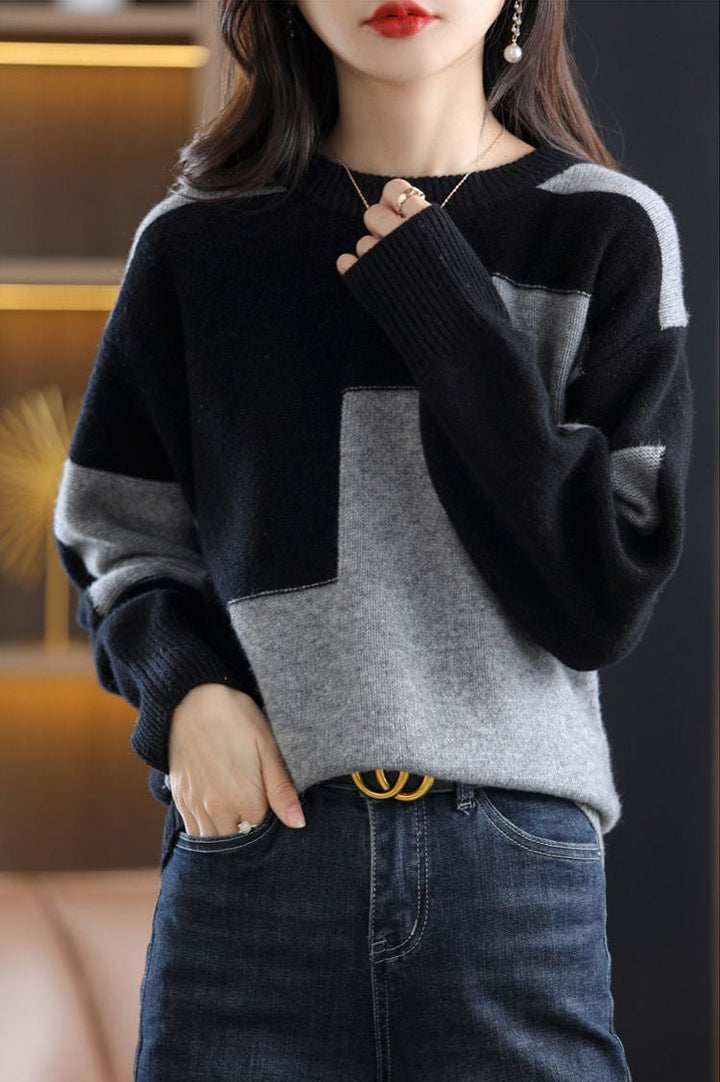 Knitted casual jumper