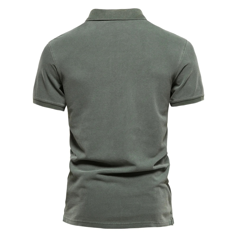 Men - Polo Shirt - Short Sleeve - Casual Comfort