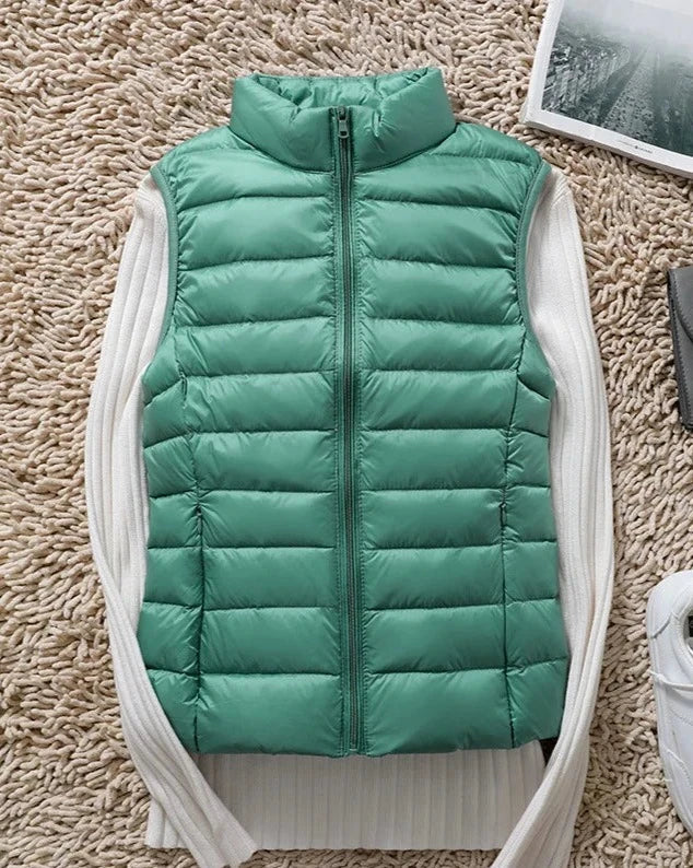 Body warmer without sleeves