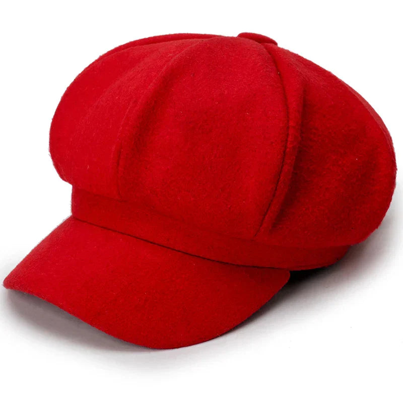 Unisex - Stylish Beret - Warm Wool Blend - Trendy Winter Accessory