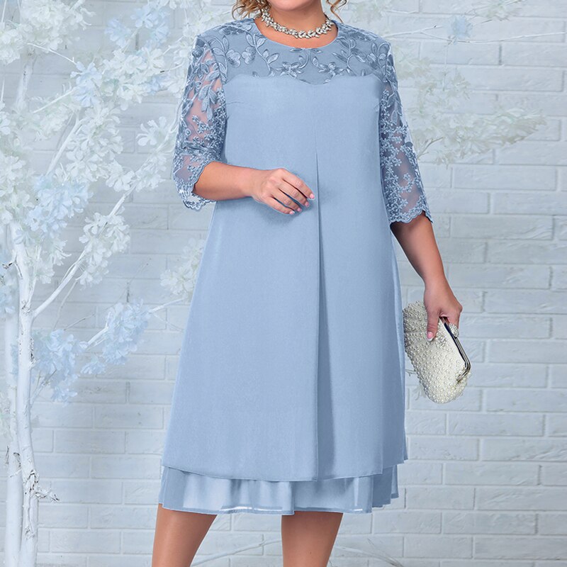 Classic summer dresses: plus-size elegance for women