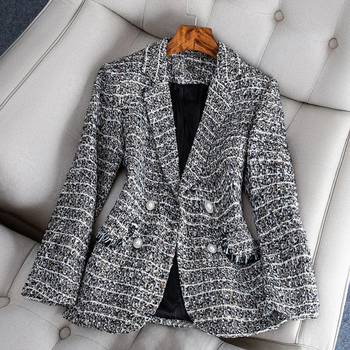 Checked Blazer For Women