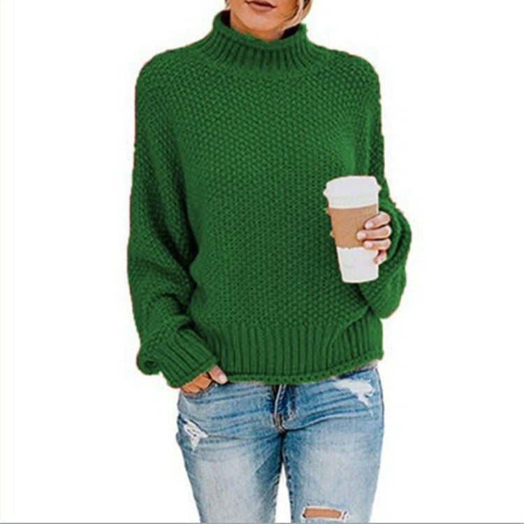 June™ knitted turtleneck jumper