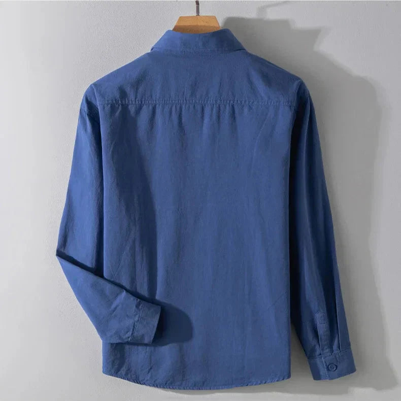 Men's – 100% Cotton Shirt – Classic Fit, Breathable Fabric – Casual Wear