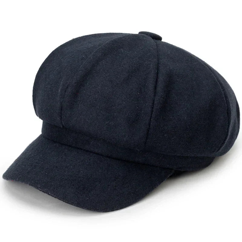 Unisex - Stylish Beret - Warm Wool Blend - Trendy Winter Accessory