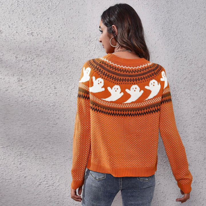 Halloween Ghost Vintage Women's Jumper