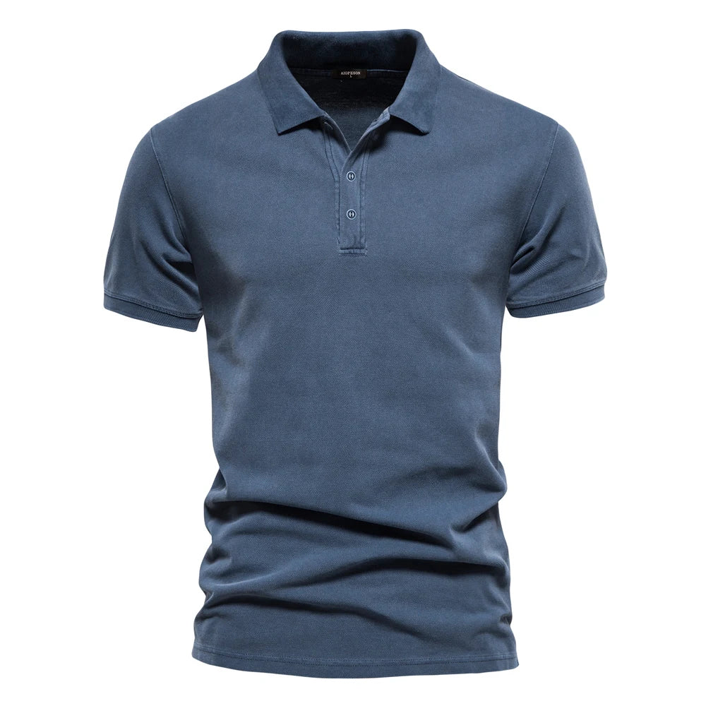 Men - Polo Shirt - Short Sleeve - Casual Comfort