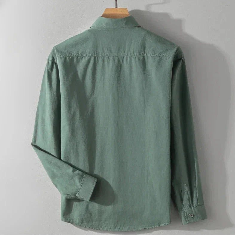 Men's – 100% Cotton Shirt – Classic Fit, Breathable Fabric – Casual Wear