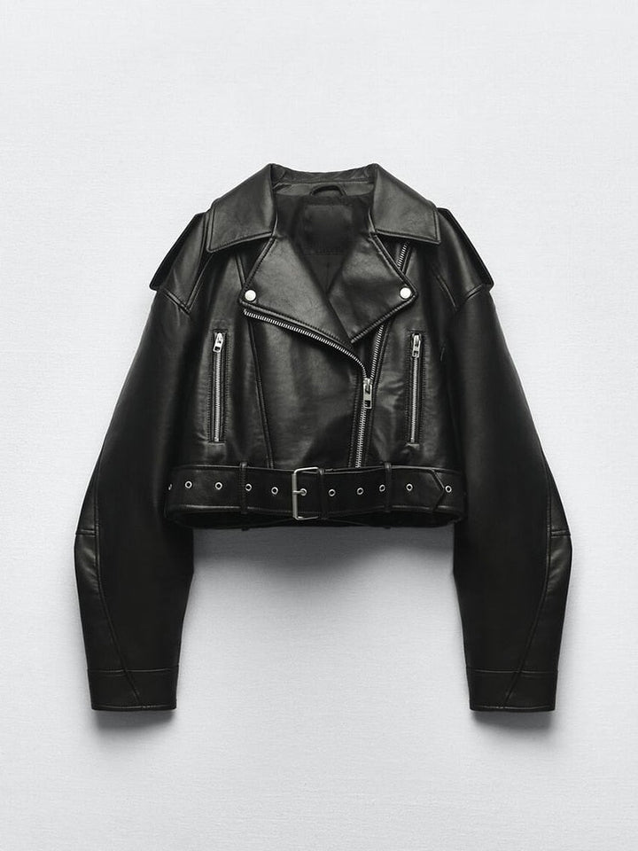 Women's jacket biker style