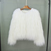 Fur coat ladies thick warm faux fur coat