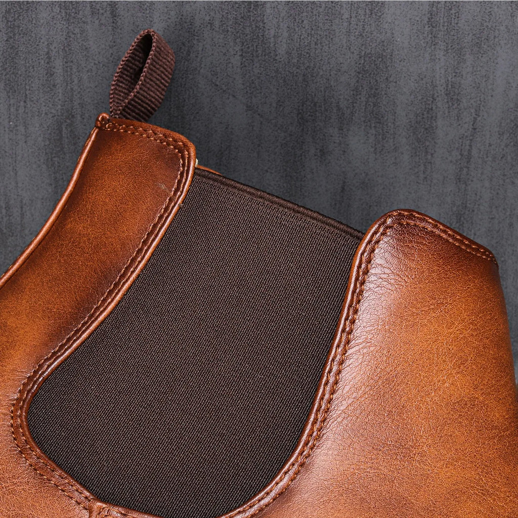 Men's - Timeless Chelsea Boots - Durable Leather - Classic Style - Minimalist design - Stylish Footwear