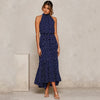 Women's - Collar Dress - Polka Dot Design - Stylish and Comfortable - Perfect for Any Occasion