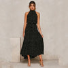 Women's - Collar Dress - Polka Dot Design - Stylish and Comfortable - Perfect for Any Occasion