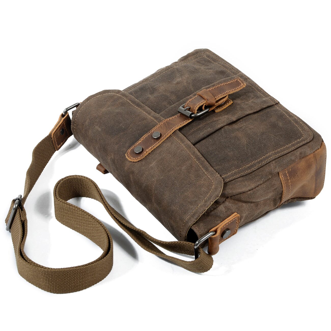 Unisex - Small Canvas Messenger Bag - Stylish & Versatile