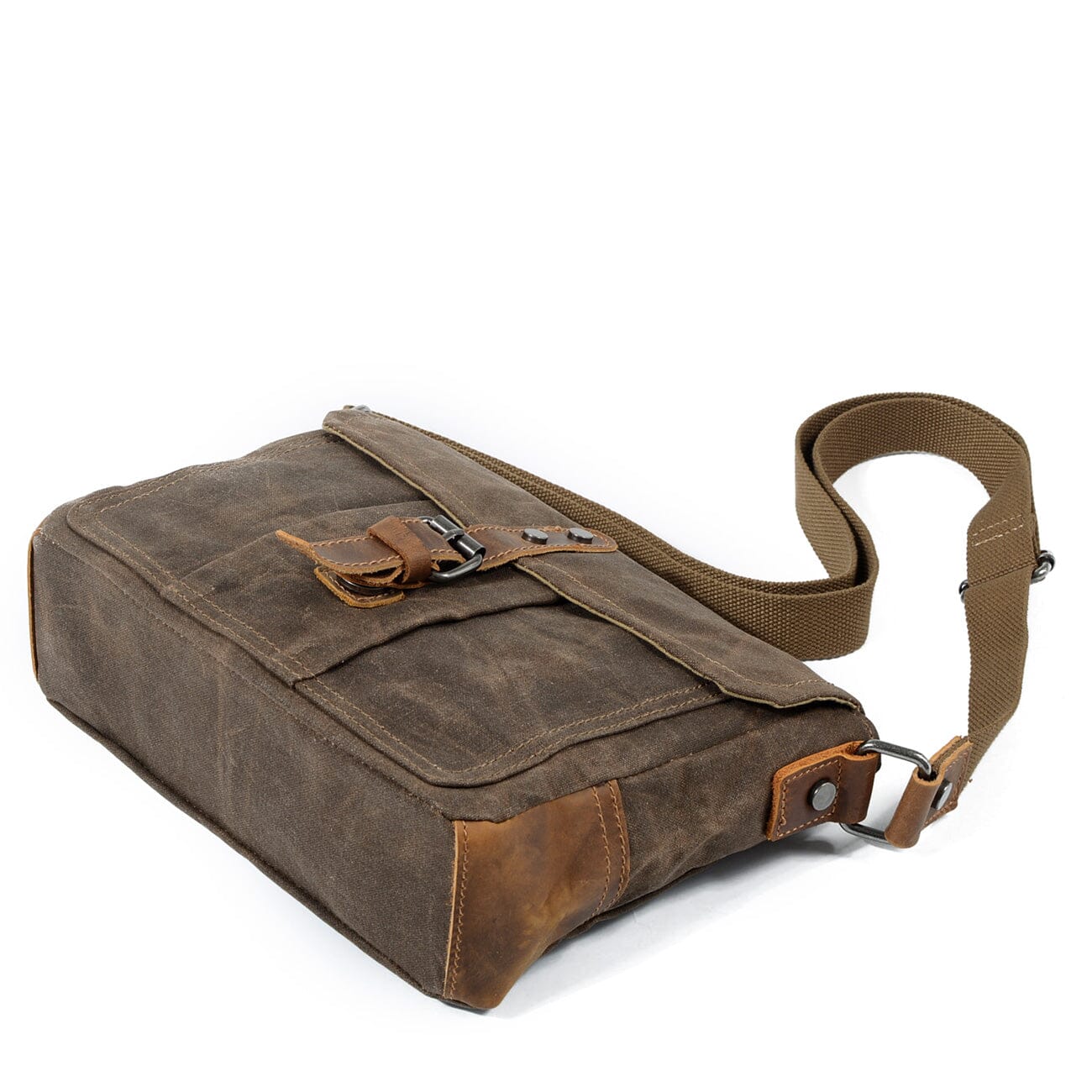 Unisex - Small Canvas Messenger Bag - Stylish & Versatile